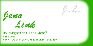 jeno link business card